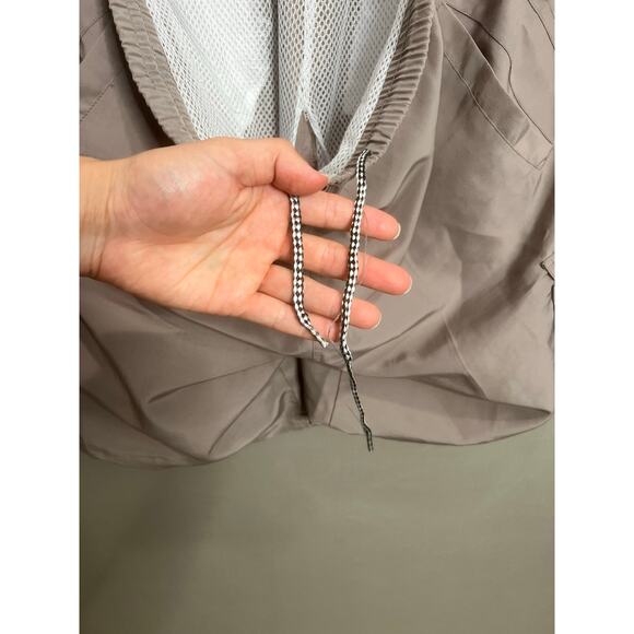 Nike Swim Sz L Shorts Light Orewood Brown Lined Pockets Stretch Comfort - Picture 6 of 16